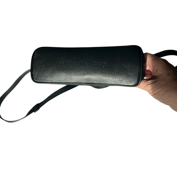 Paloma Picasso Black Convertible Shoulder/Crossbody Bag with Goldtone Details - Picture 9 of 9